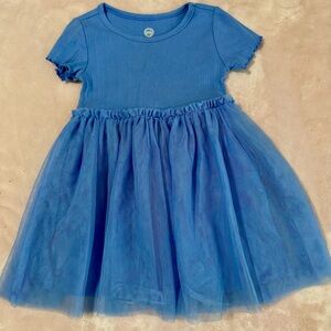 Wonder Nation Blue Cuffed Sleeve Sundress